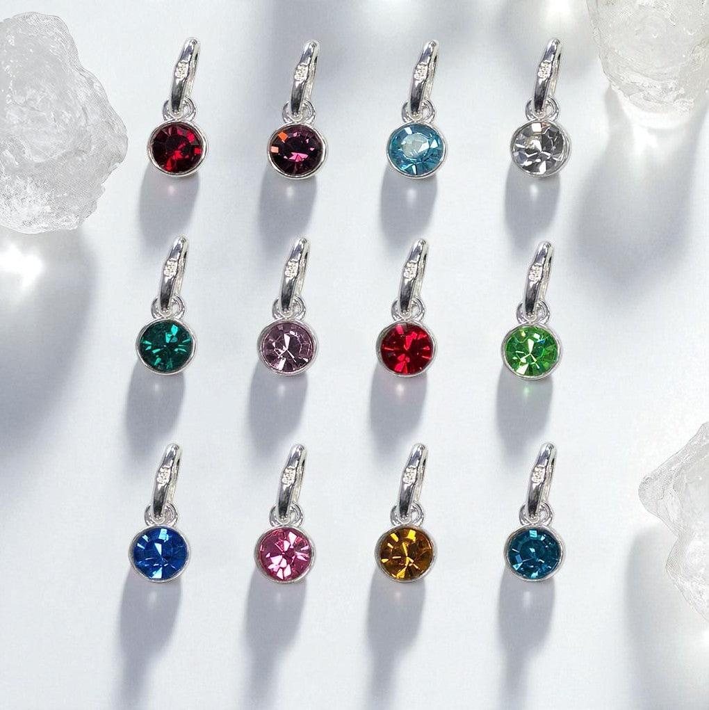 Open Paw Print Birthstone Bracelet | Sterling Silver 925 | Personalised Jewellery Gift