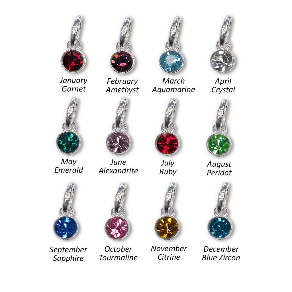 Daughter in Law Infinity Heart Birthstone Necklace in Sterling Silver 925, Personalised Jewellery Gift