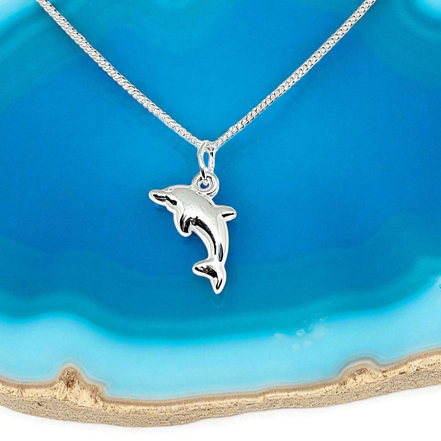Dolphin Necklace | Sterling Silver 925 | Ocean-Inspired Jewellery Gift