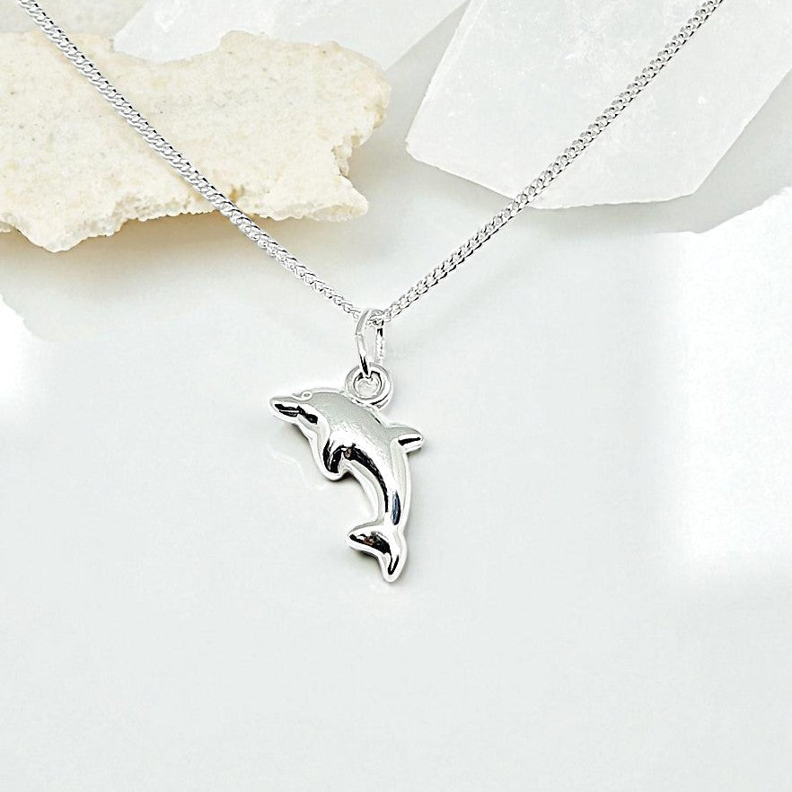 Dolphin Necklace | Sterling Silver 925 | Ocean-Inspired Jewellery Gift