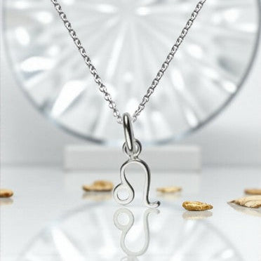 Leo Zodiac Necklace in Sterling Silver 925 | July–August Star Sign Jewellery Gift