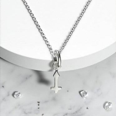 Sagittarius Zodiac Necklace in Sterling Silver 925 | November–December Star Sign Jewellery Gift
