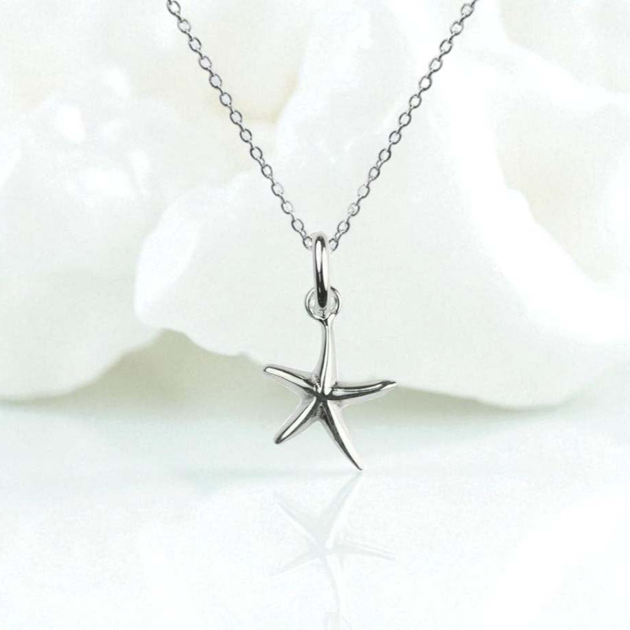 Starfish Necklace | Sterling Silver 925 | Ocean-Inspired Jewellery Gift