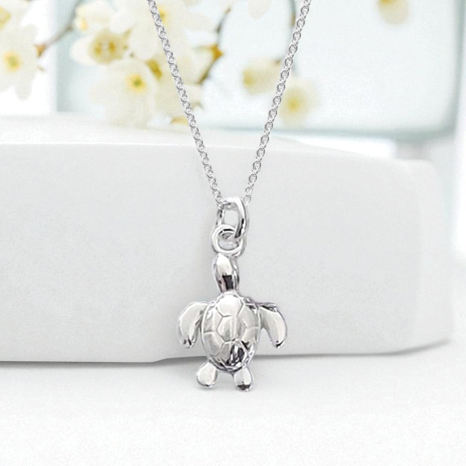Turtle Necklace | Sterling Silver 925 | Ocean & Animal-Inspired Jewellery