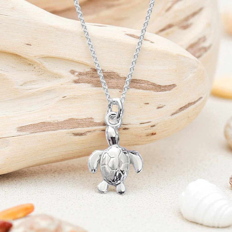 Turtle Necklace | Sterling Silver 925 | Ocean & Animal-Inspired Jewellery