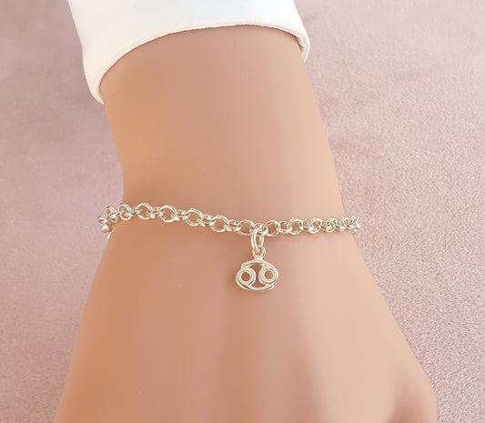Charmed Zodiac Link Bracelet, Adjustable for Women and Girl's