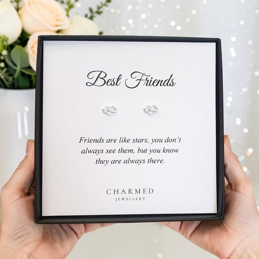 Best friend jewellery gift with meaningful message card