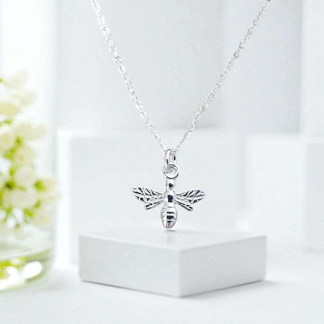 Bee Necklace Sterling Silver 925 | Elegant Jewellery Gift