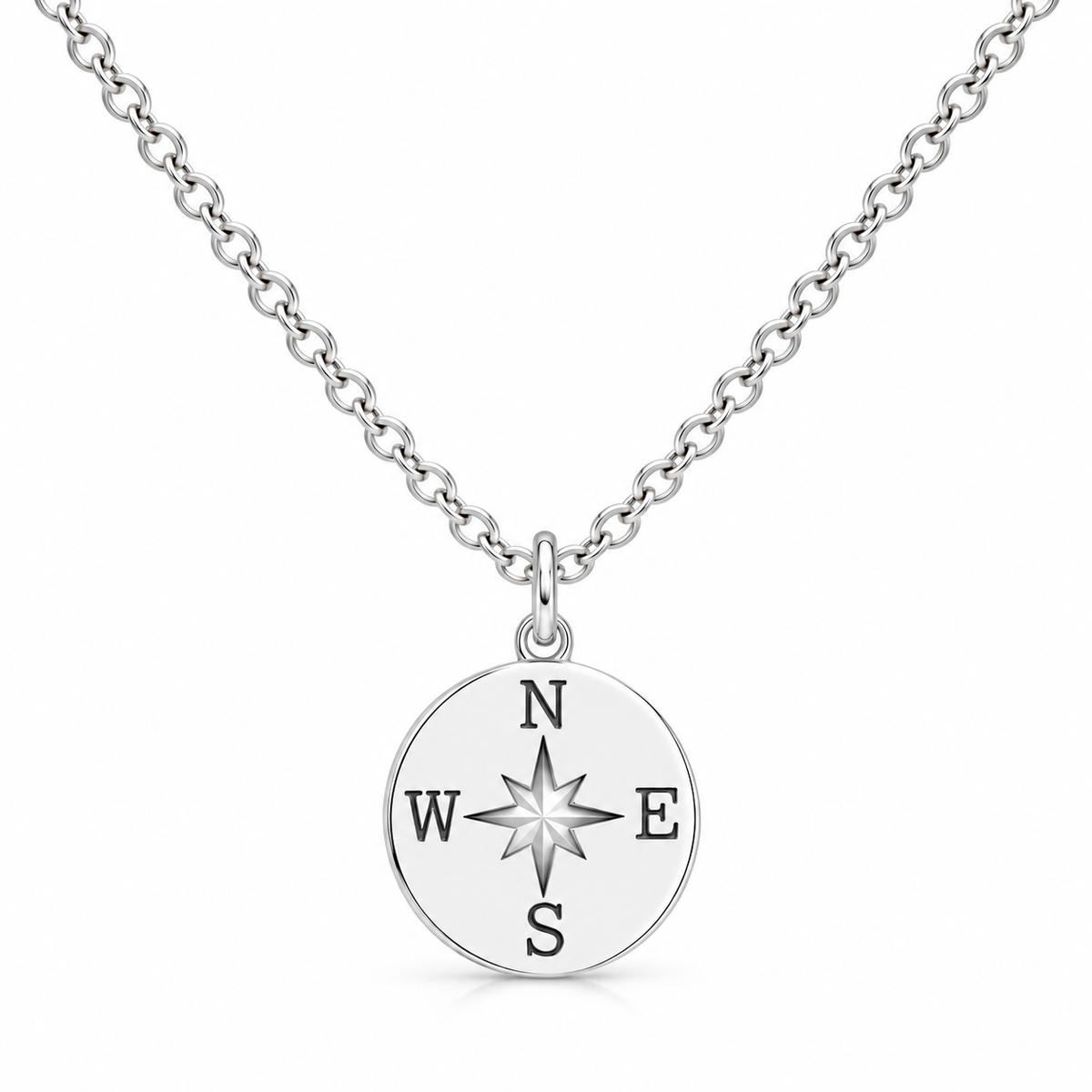 Compass Necklace | Sterling Silver 925 | Meaningful Jewellery Gift