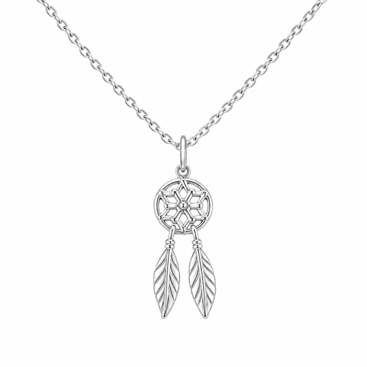 Dreamcatcher Necklace in 925 sterling silver
