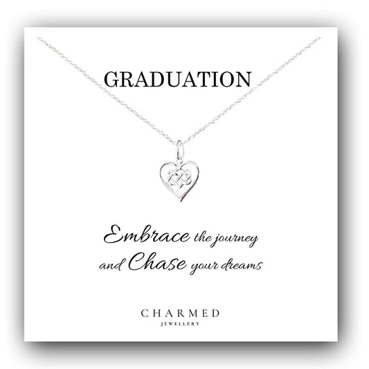Graduation Gift Infinity Knot Necklace in Sterling Silver 925 | Personalised Jewellery