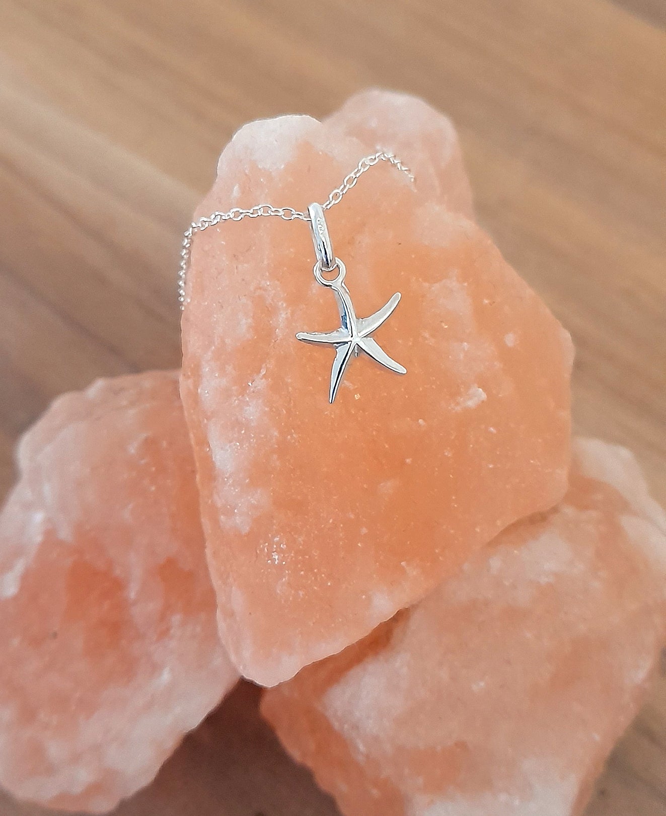 A Charmed Starfish Necklace in Sterling Silver 925 | Personalised Jewellery Gift