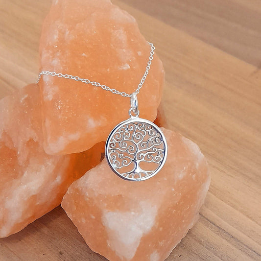 Tree of Life Necklace 925 Sterling Silver, Personalised Jewellery