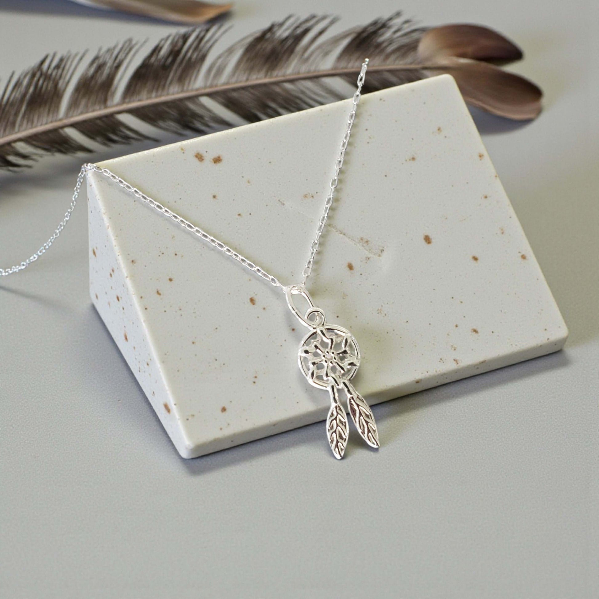 Dreamcatcher Necklace | Sterling Silver 925 