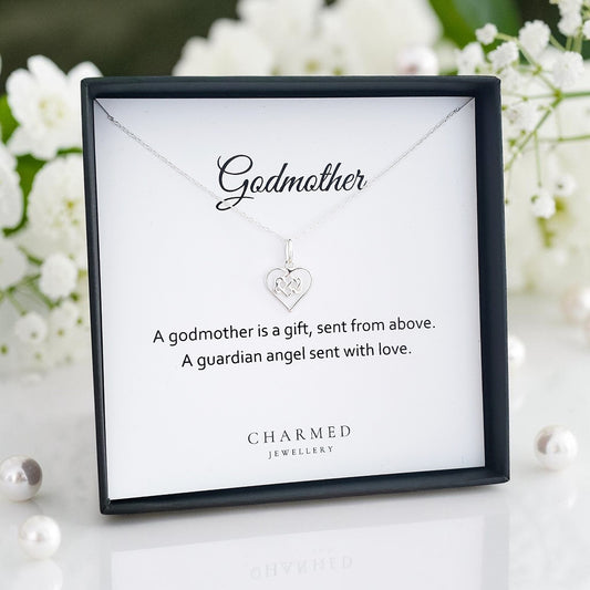 Godmother Infinity Knot Necklace in Sterling Silver 925 | Personalised Jewellery Gift (Copy)