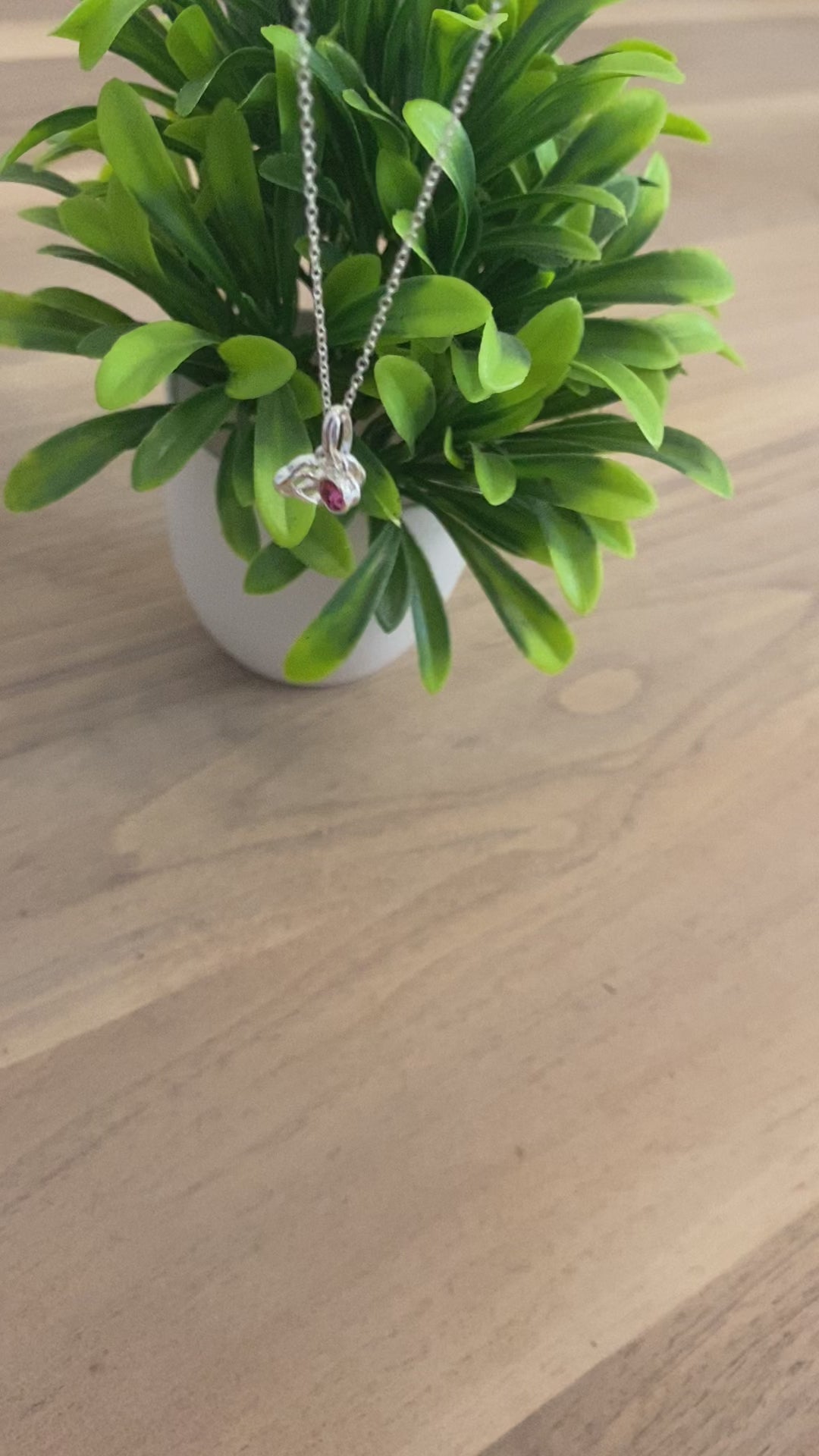 Granddaughter Infinity Heart Necklace with Birthstone | 925 Sterling Silver | Personalised Jewellery Gift