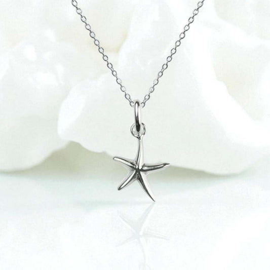 Starfish Necklace | Sterling Silver 925 | Ocean-Inspired Jewellery Gift