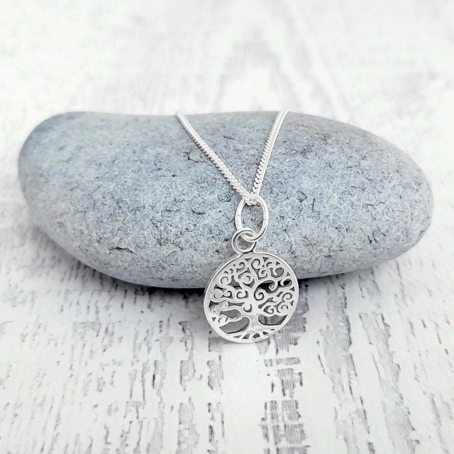 Tree of Life Necklace 925 Sterling Silver, Personalised Jewellery