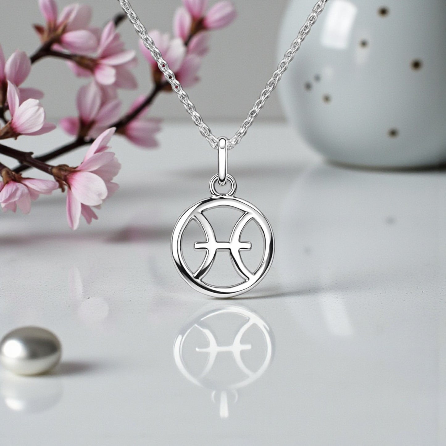 Zodiac Necklace in Sterling Silver 925 | Star Sign Jewellery Gift