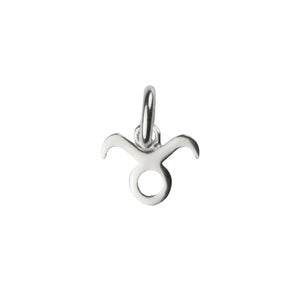 Taurus Zodiac Necklace with Birthstone in Sterling Silver 925, Personalised Jewellery Gift