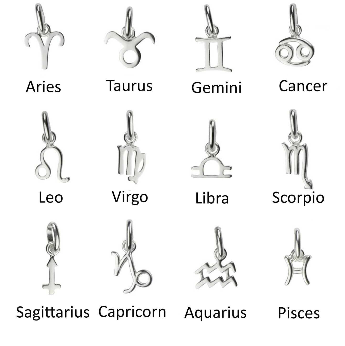 Zodiac Bracelet | Sterling Silver 925 | Personalised Jewellery Gift